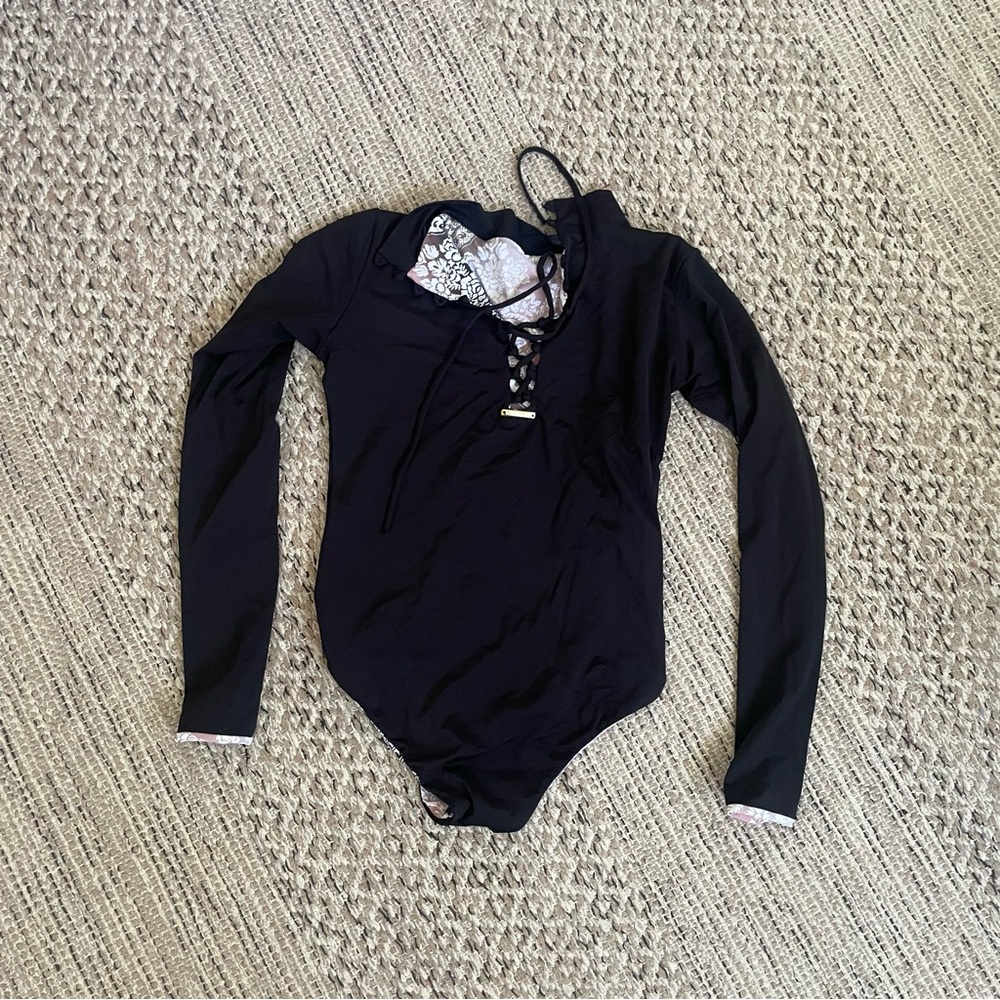 San Lorenzo long sleeve one piece bathing suit